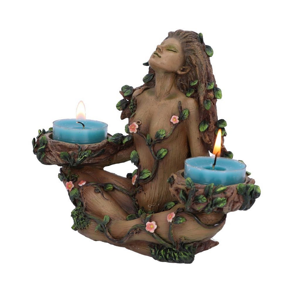Balance of Nature Female Tree Spirit Tealight Candle Holder D5327S0