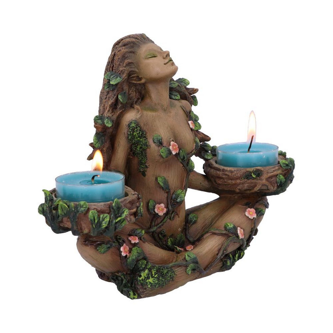 Balance of Nature Female Tree Spirit Tealight Candle Holder D5327S0