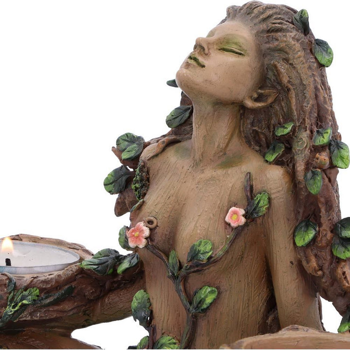 Balance of Nature Female Tree Spirit Tealight Candle Holder D5327S0