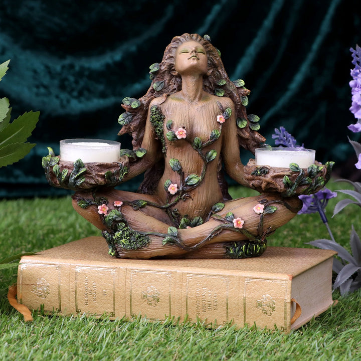 Balance of Nature Female Tree Spirit Tealight Candle Holder D5327S0