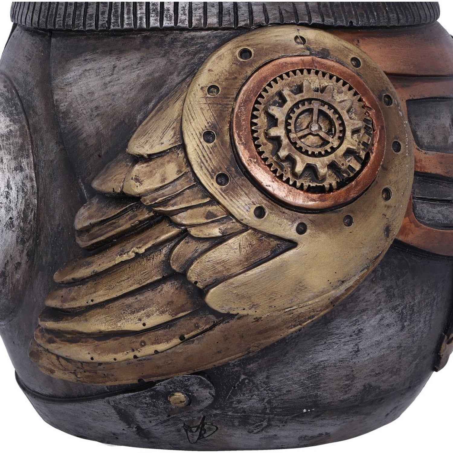 Hootle 22.7cm Steampunk Owl with Top Hat Figurine D5413T1