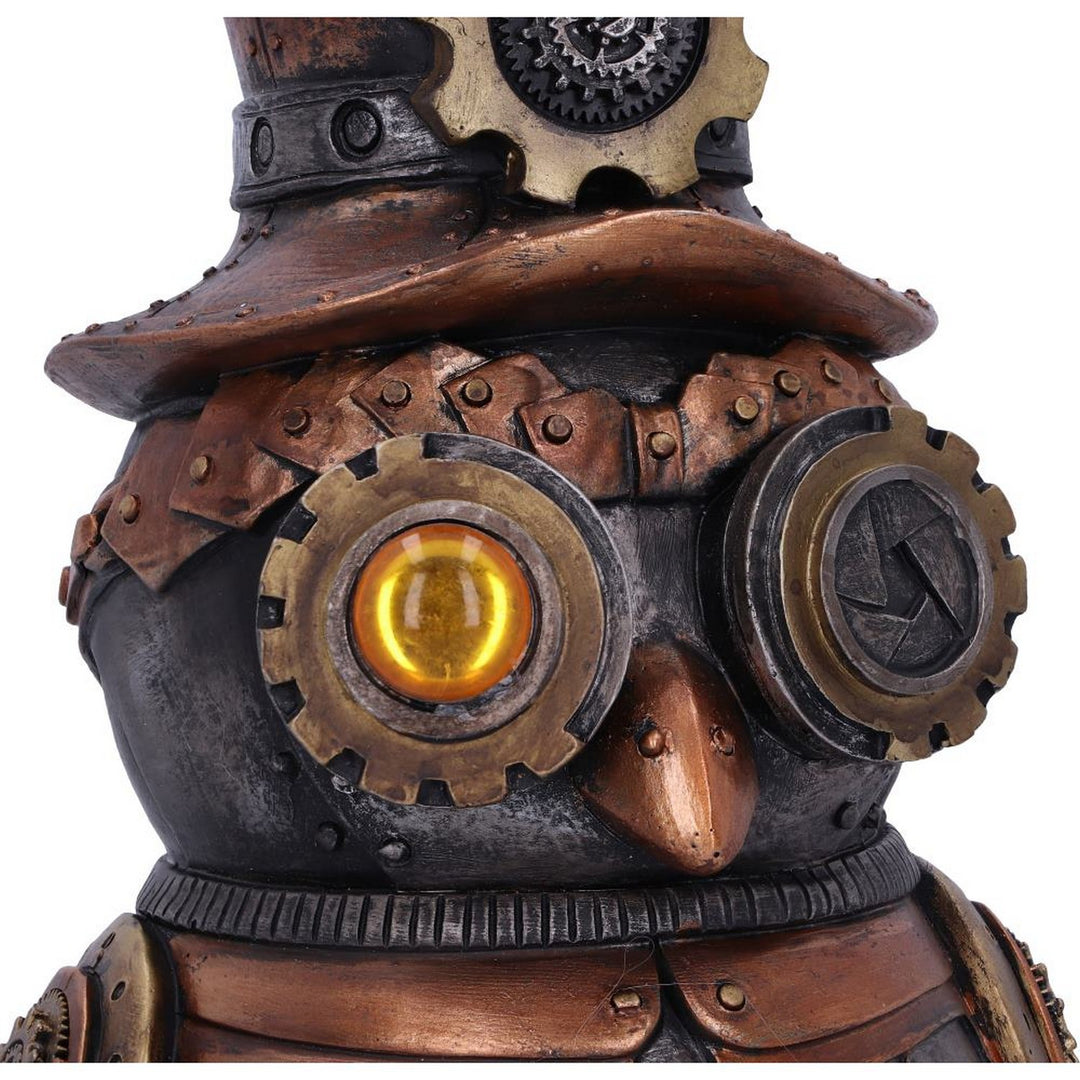 Hootle 22.7cm Steampunk Owl with Top Hat Figurine D5413T1