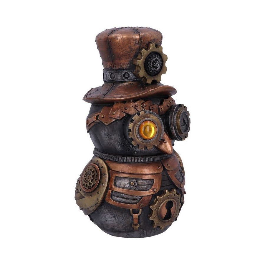 Hootle 22.7cm Steampunk Owl with Top Hat Figurine D5413T1