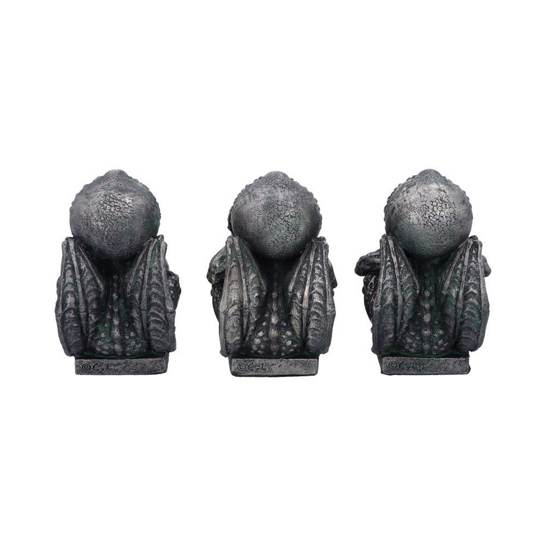 Three Wise Cthulhu Figurines 7.6cm D5492T1