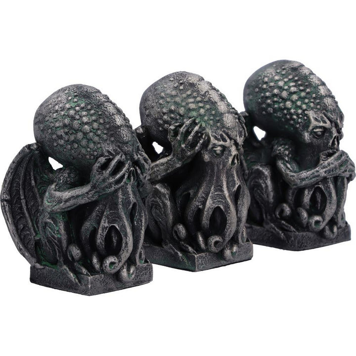 Three Wise Cthulhu Figurines 7.6cm D5492T1