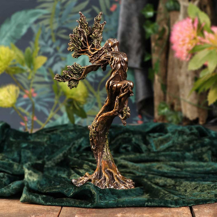 Bronze Mythological The Forest Nymph Elemental Figurine 25cm D5510T1