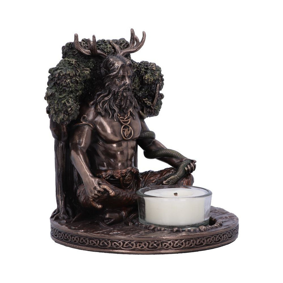 Cernunnos Bronze Tealight Holder 13.5cm D5683U1