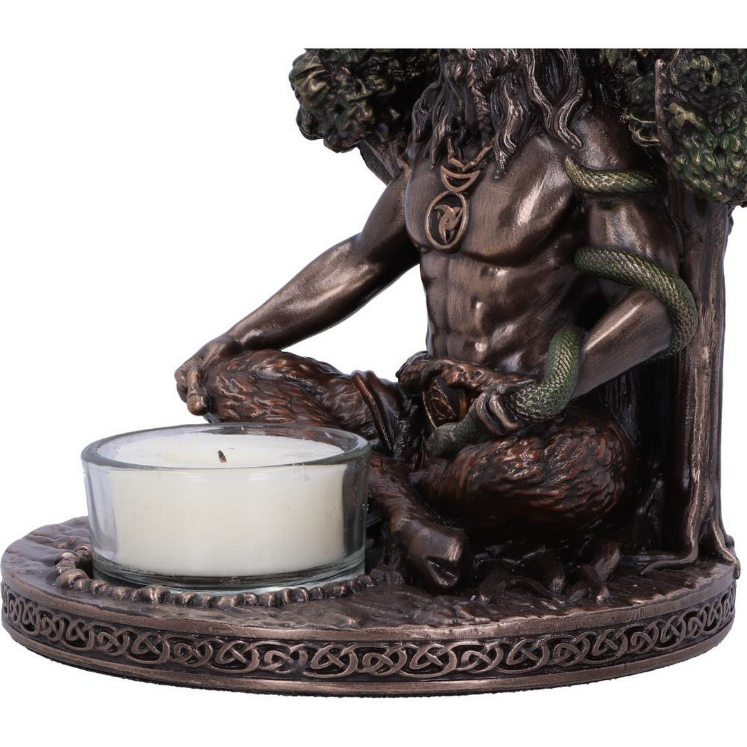 Cernunnos Bronze Tealight Holder 13.5cm D5683U1