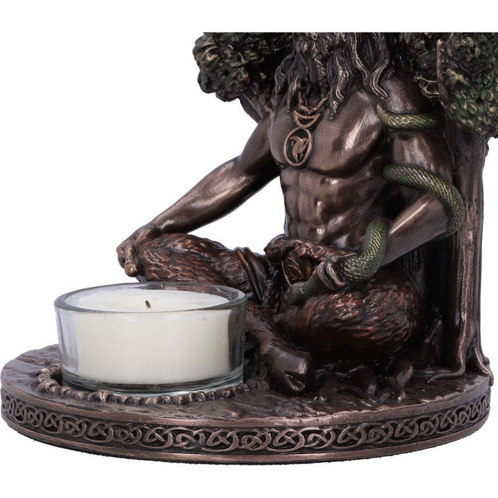 Cernunnos Bronze Tealight Holder 13.5cm D5683U1