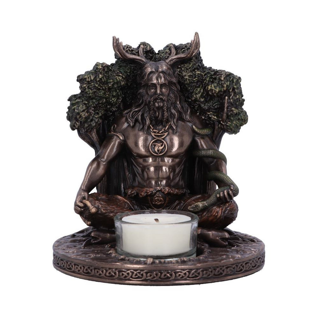 Cernunnos Bronze Tealight Holder 13.5cm D5683U1