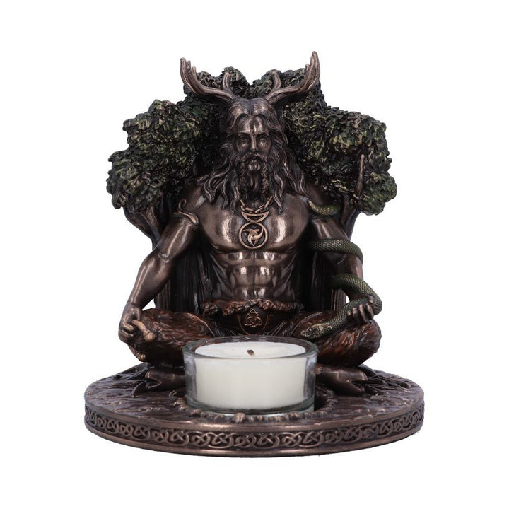 Cernunnos Bronze Tealight Holder 13.5cm D5683U1