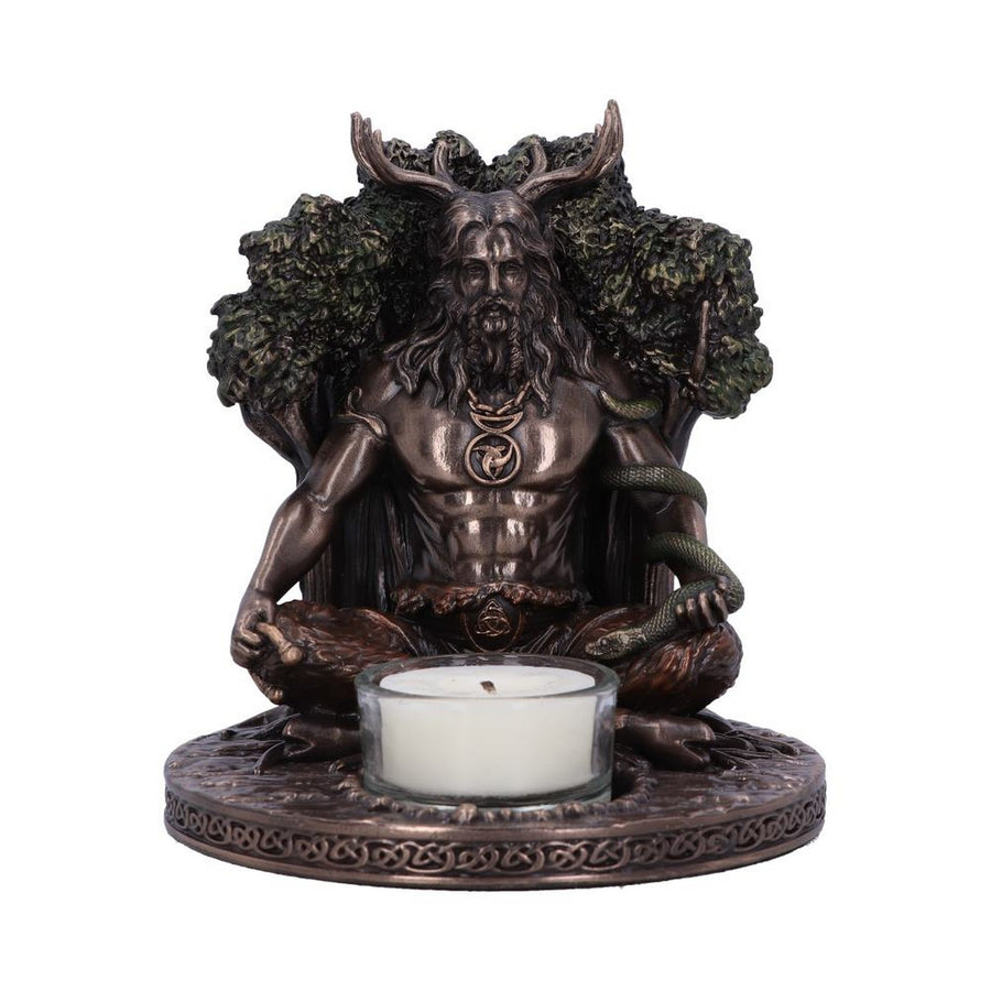 Cernunnos Bronze Tealight Holder 13.5cm D5683U1
