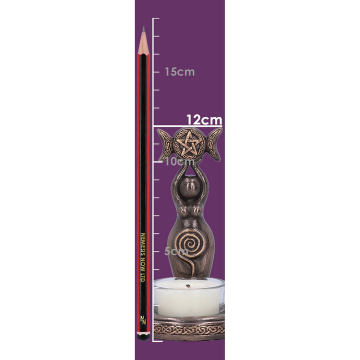 Triple Goddess Tea Light 12cm D5686U1