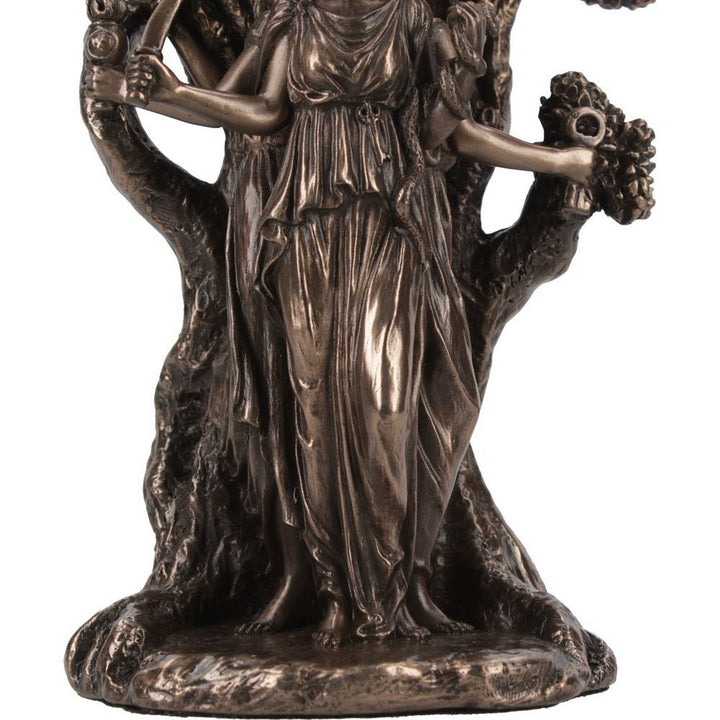 Triple Moon Goddess Hecate Bronze Figurine 18.5cm D6109W2