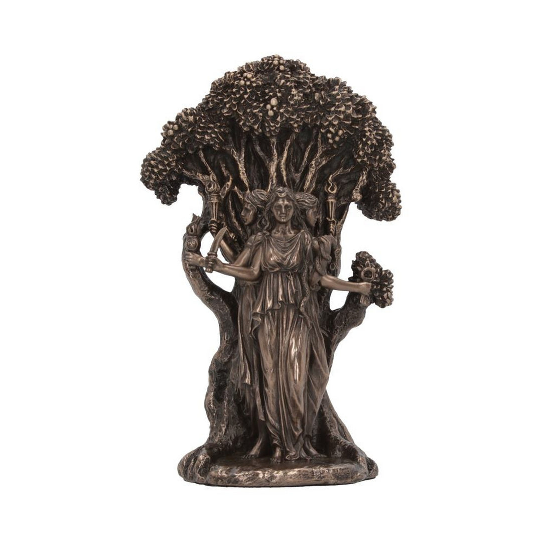 Triple Moon Goddess Hecate Bronze Figurine 18.5cm D6109W2