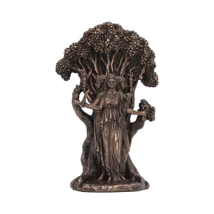 Triple Moon Goddess Hecate Bronze Figurine 18.5cm D6109W2