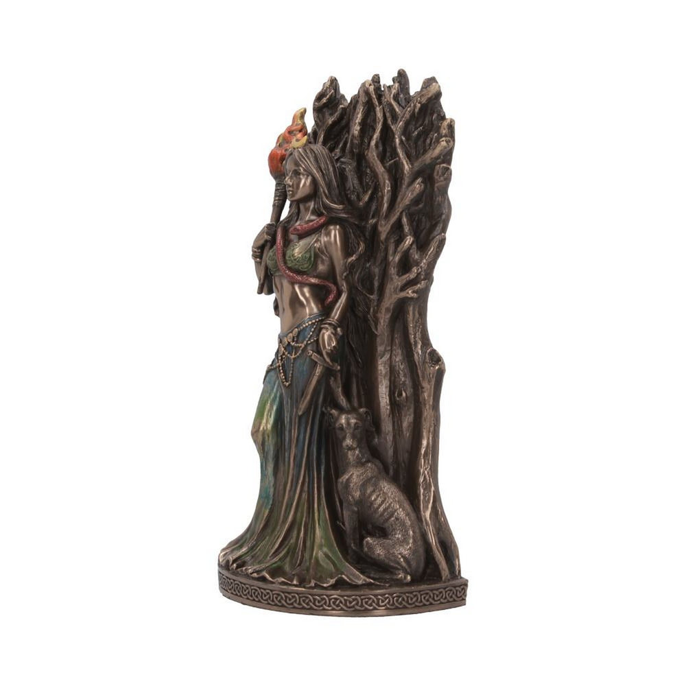 Bronze Hecate Goddess of Magic and Witchcraft Figurine 21cm D6110W2
