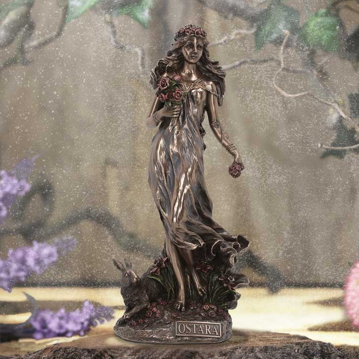 Ostara Goddess of Spring and Dawn Bronze Figurine 26.5cm D6122W2