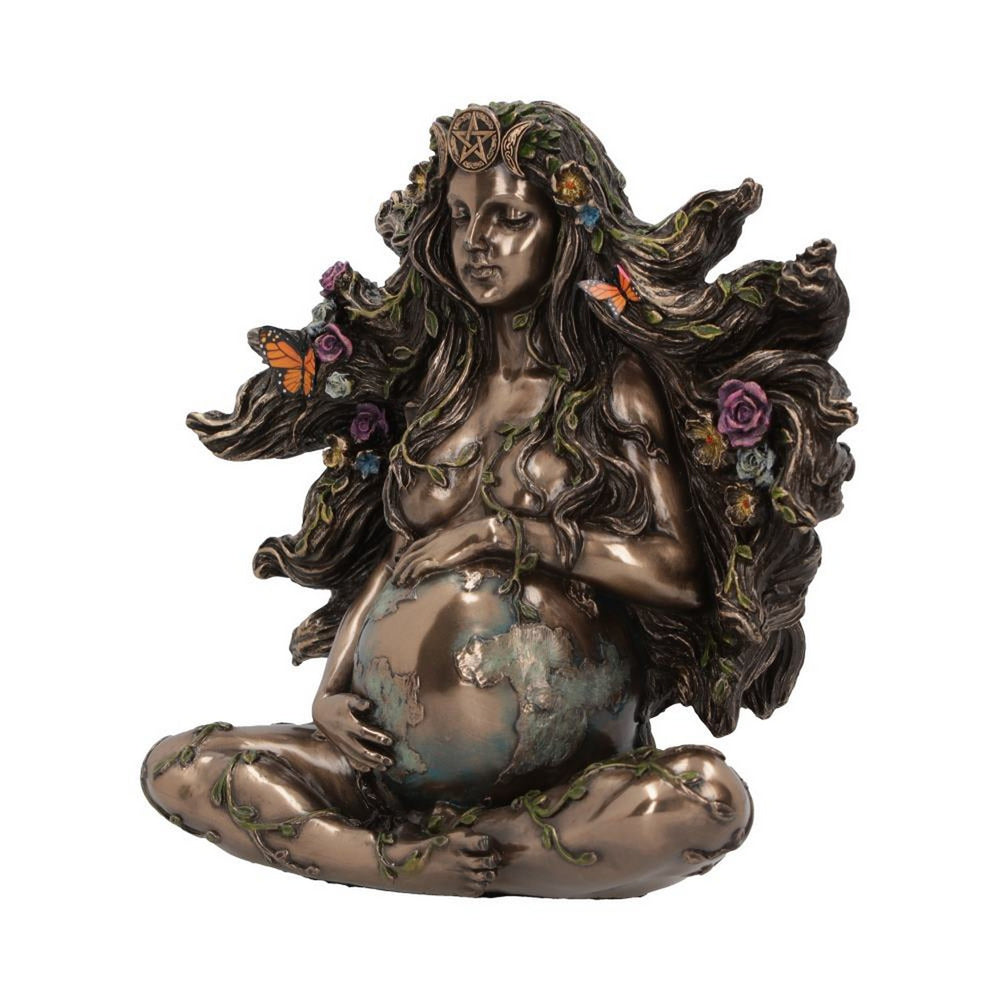 Gaea Mother of all Life Bronze Figurine 18cm D6168W2