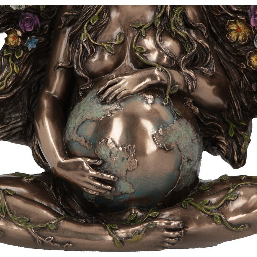 Gaea Mother of all Life Bronze Figurine 18cm D6168W2