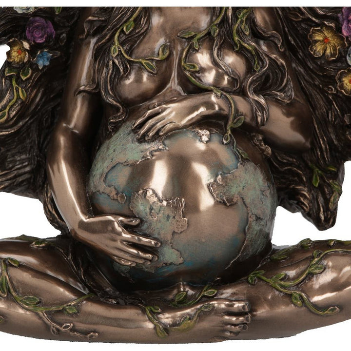 Gaea Mother of all Life Bronze Figurine 18cm D6168W2