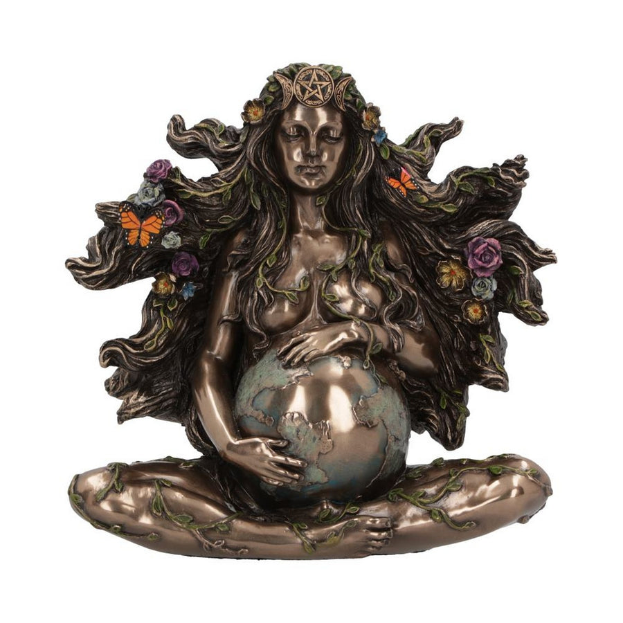 Gaea Mother of all Life Bronze Figurine 18cm D6168W2