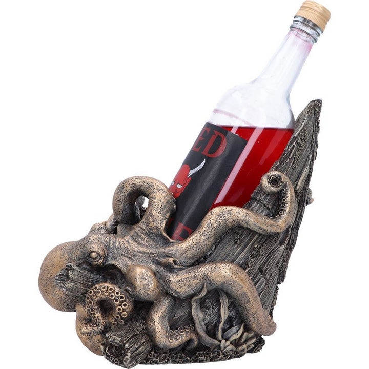 Gothic Release the Kraken Wine Bottle Holder 25.8cm D6262X3