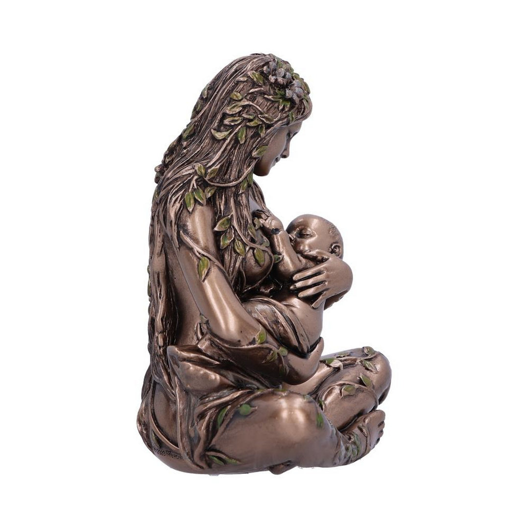 Earth Mother and baby bronze figurine D6557Y3