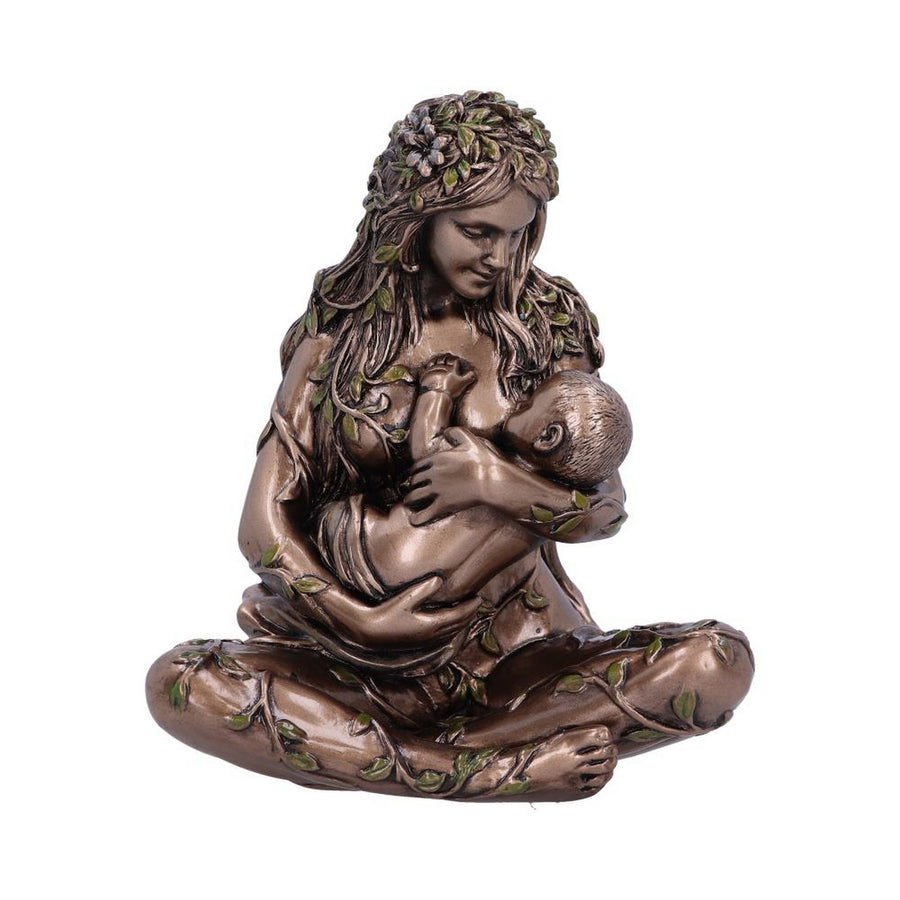 Earth Mother and baby bronze figurine D6557Y3