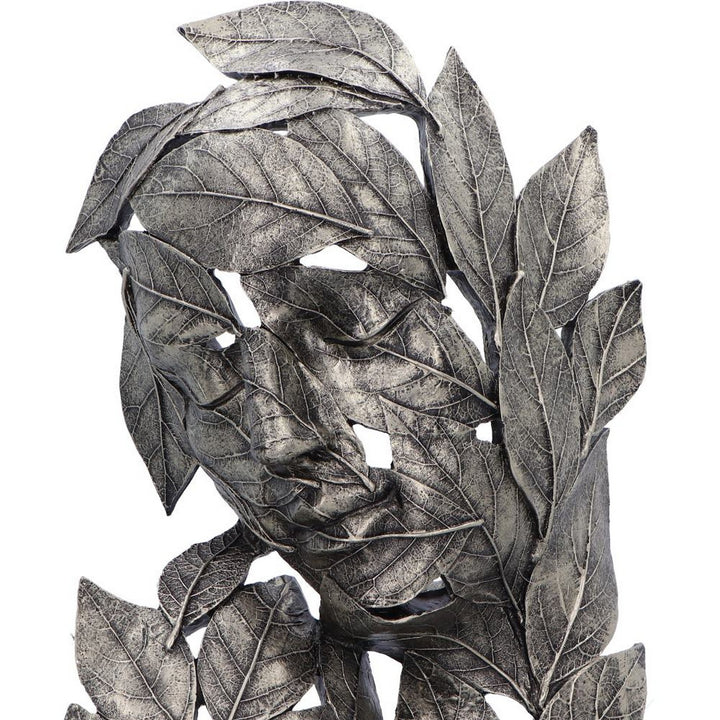 Natural Emotion - Embrace Silver Statue 38cm D6686A24