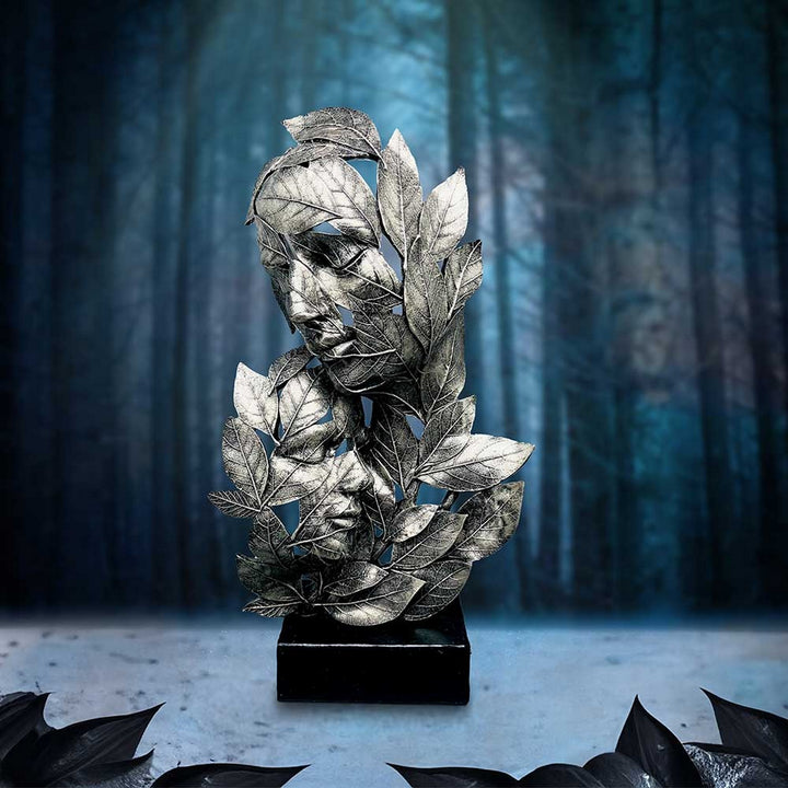Natural Emotion - Embrace Silver Statue 38cm D6686A24