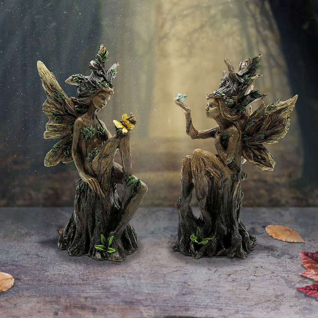 Woodland Beauty Tree Fairy Figurines (set of 2) 15.5cm D6746A24