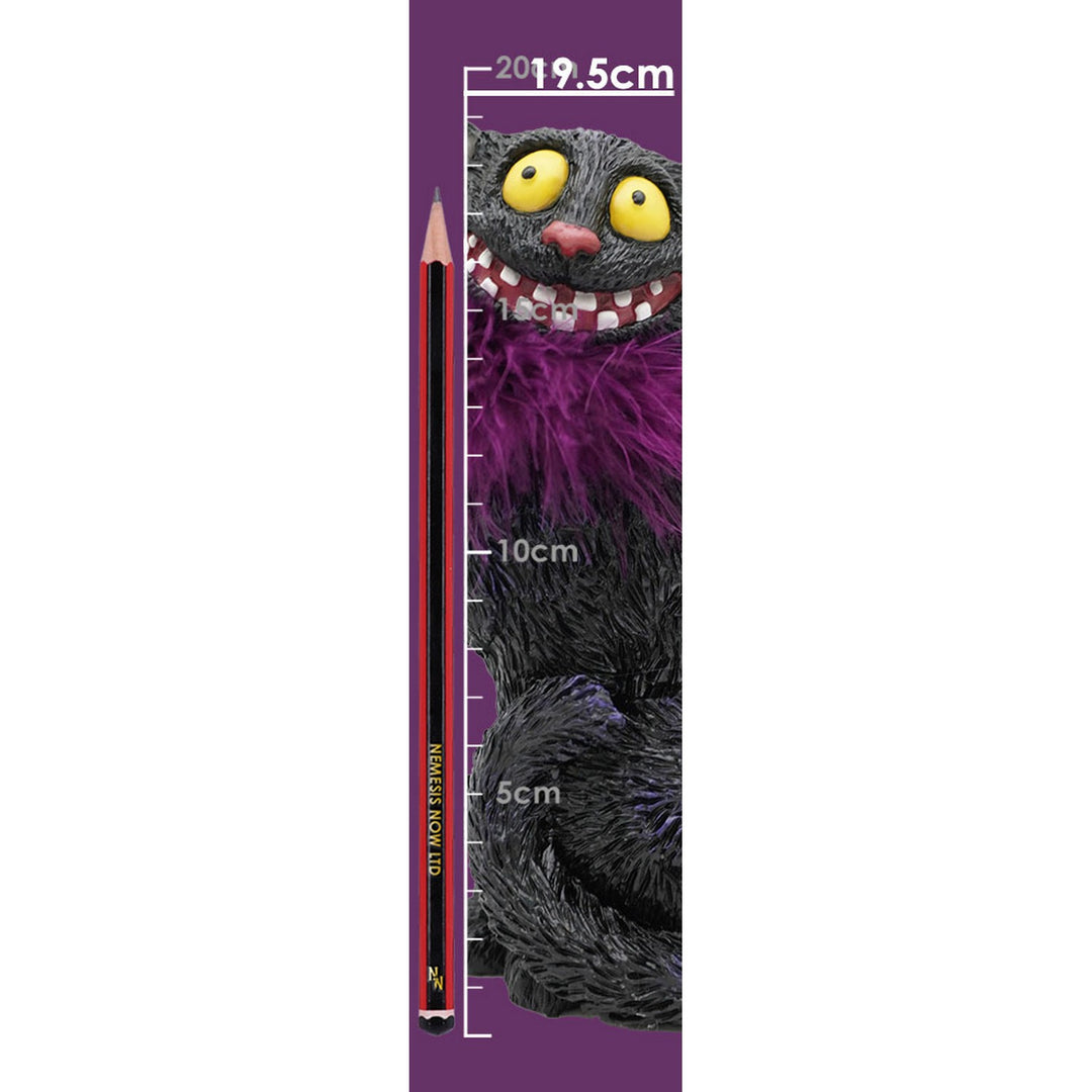 Furgus Black Cat Feather Boa Figurine 19.5cm D6749A24