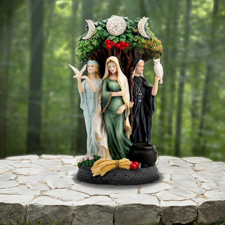 Maiden, Mother, Crone (Painted) Figurine 26cm D6760A24