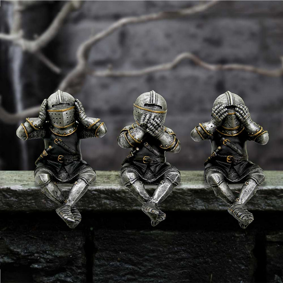 Three Wise Knights Shelf Sitters 11cm D6773A24