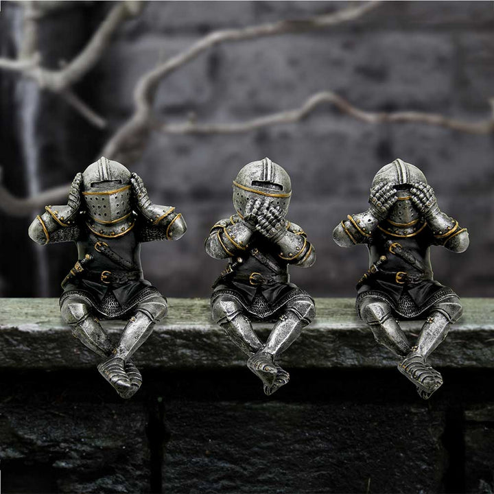 Three Wise Knights Shelf Sitters 11cm D6773A24