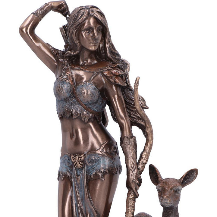 Artemis Greek Goddess of the Hunt Bronze Figurine D6813B24