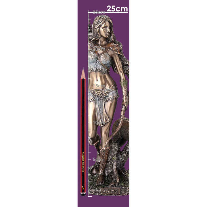 Artemis Greek Goddess of the Hunt Bronze Figurine D6813B24