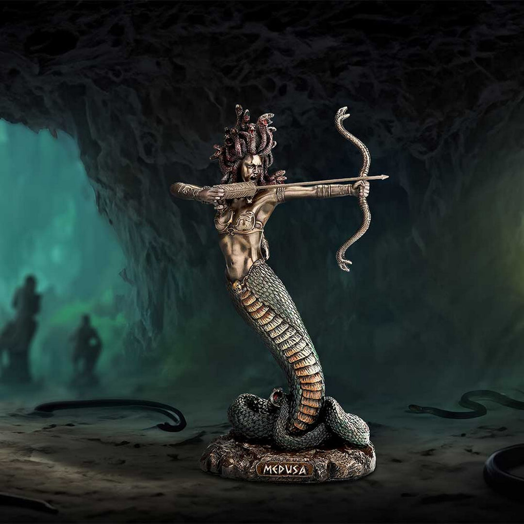 Medusas Wrath Medium Bronze Figurine D6814B24