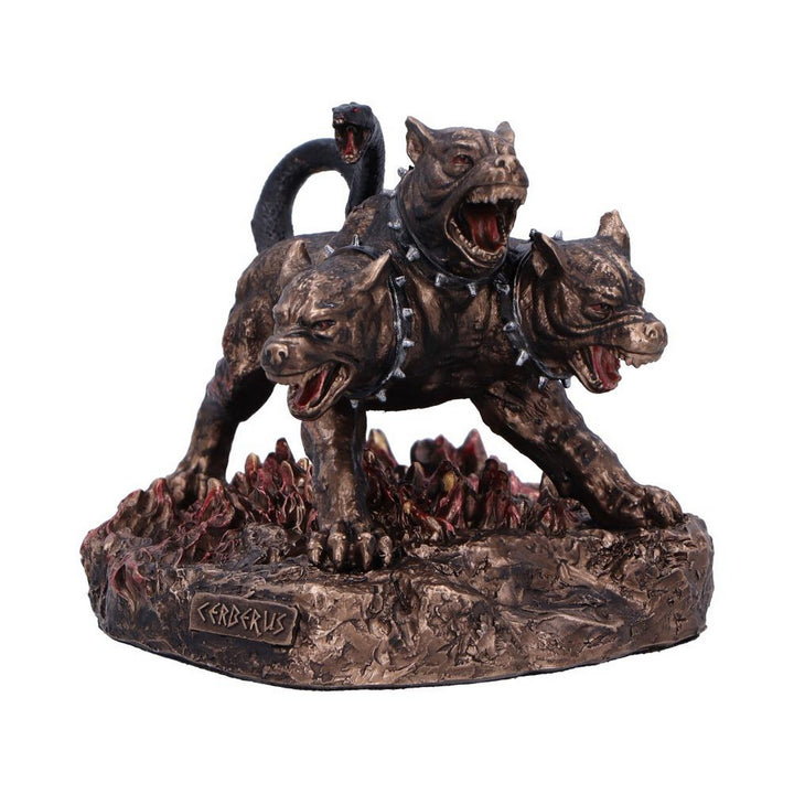 Cerberus the Three Headed Hound of Hades Bronze Figurine D6815B24