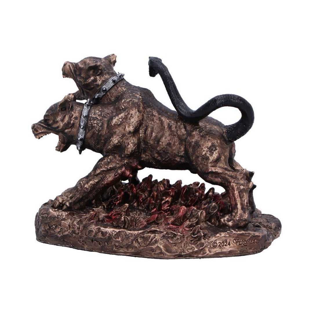 Cerberus the Three Headed Hound of Hades Bronze Figurine D6815B24