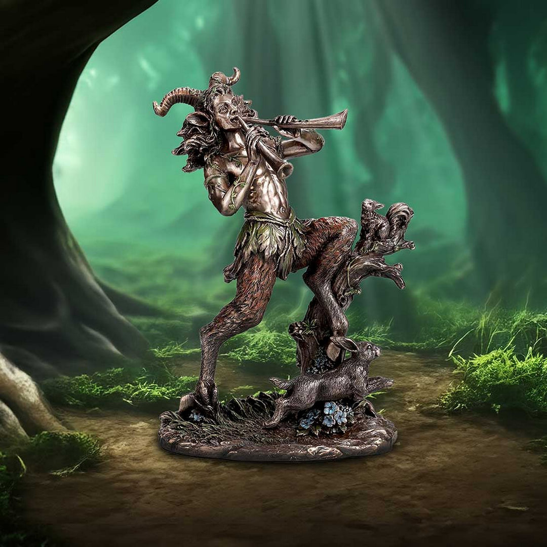 Satyr Nature Spirit Bronze Figurine D6819B24