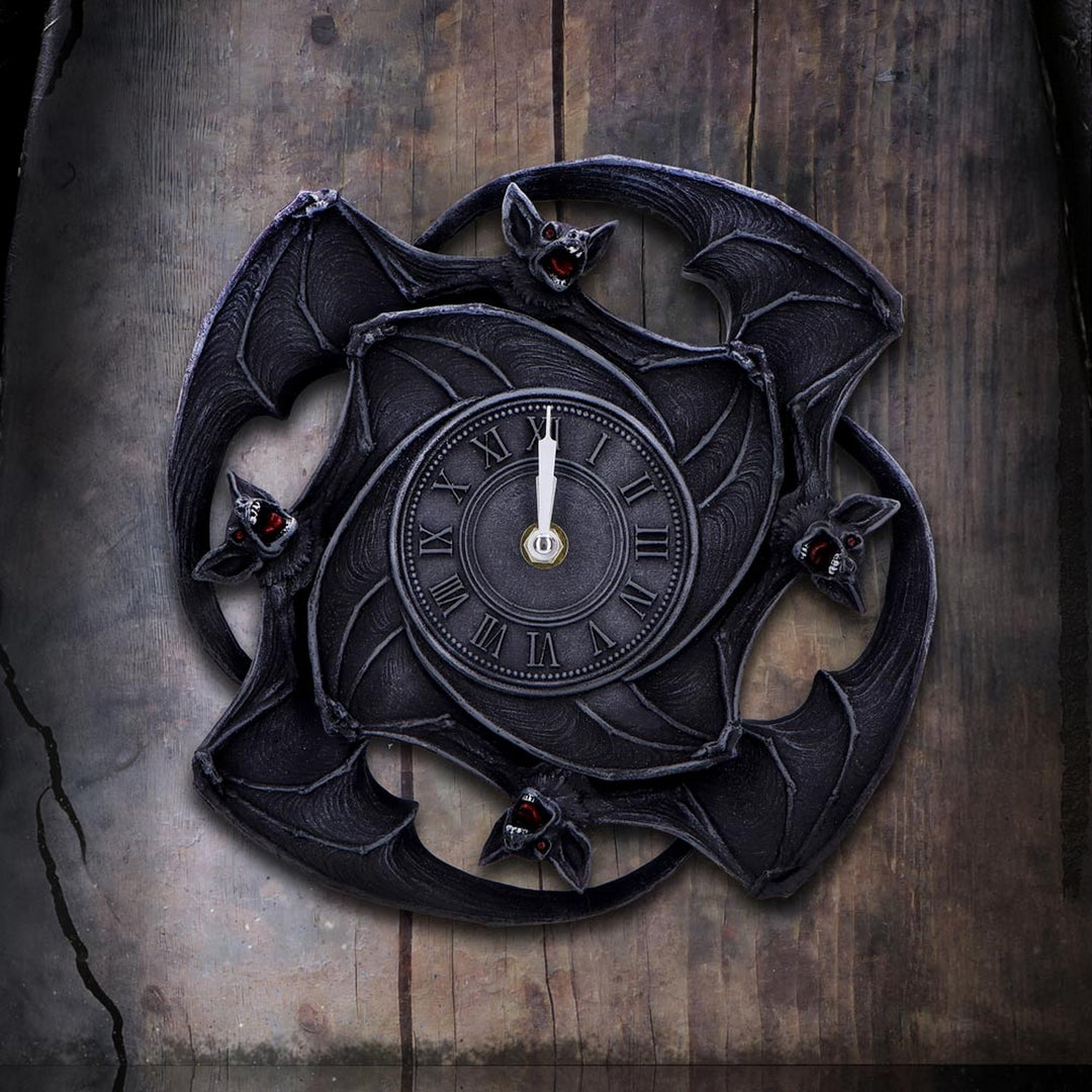 Creatures of the Night Bat Wall Clock D6847C24