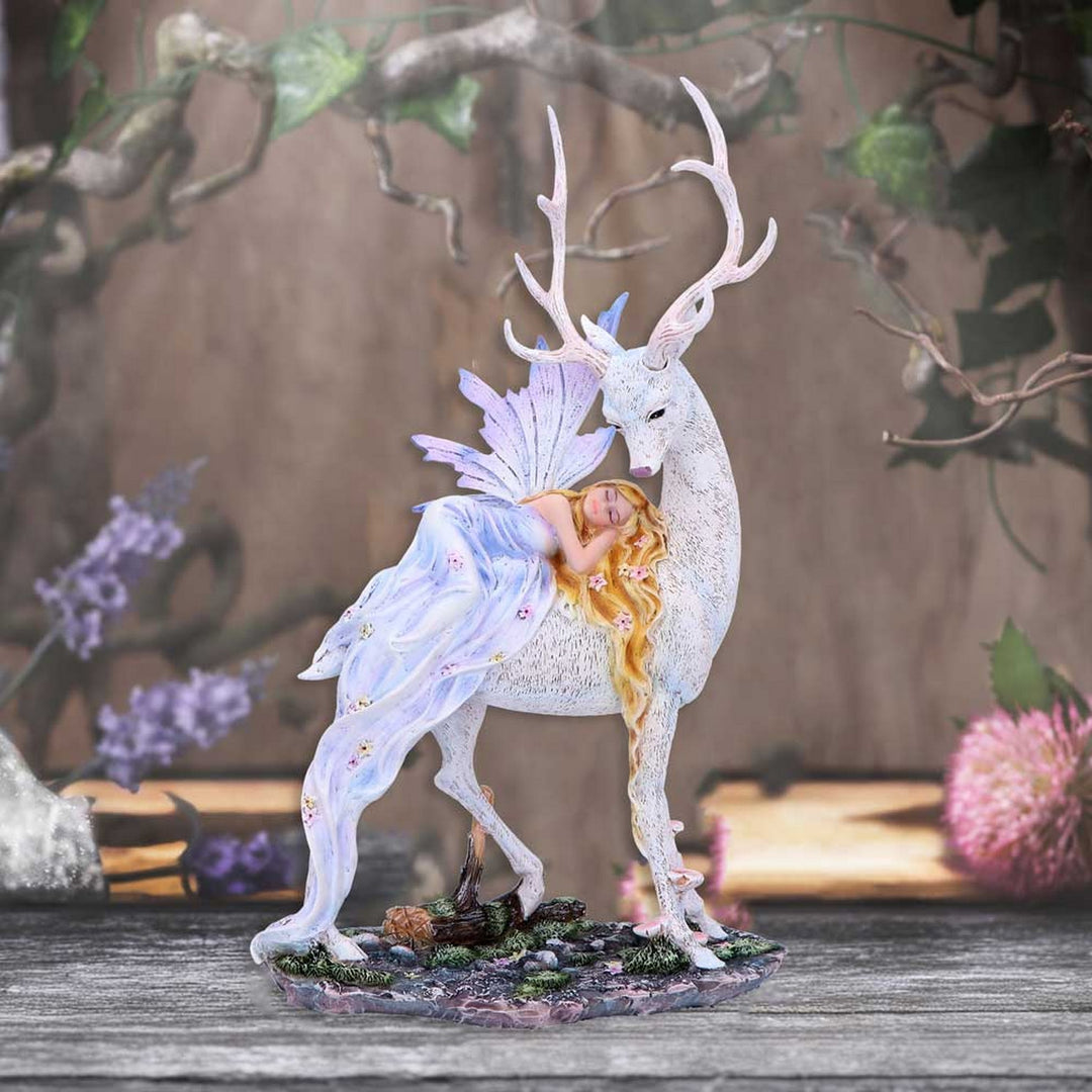 Evelyn Fairy and Stag Figurine D6855C24