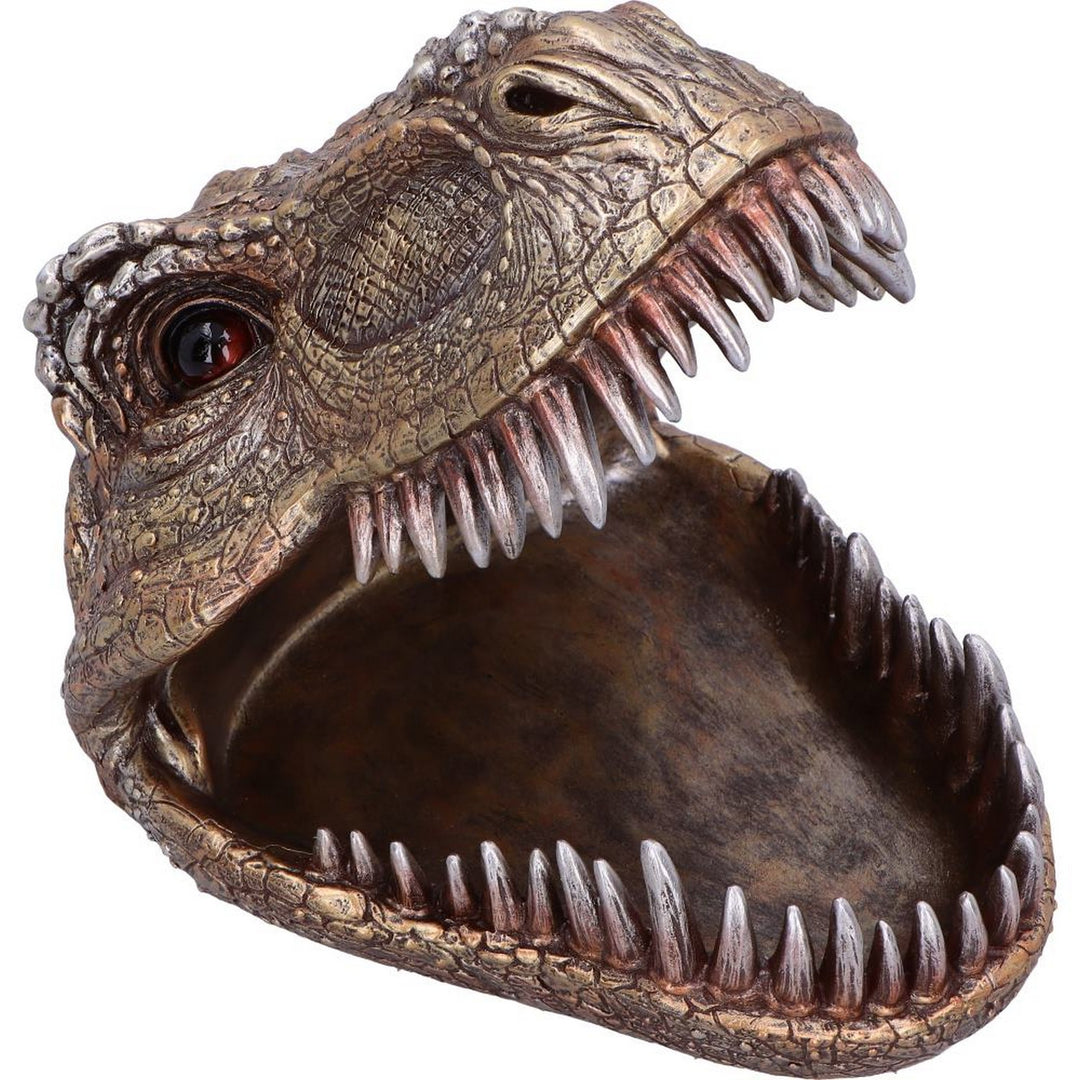 Metallic Tyrannosaurus Rex Head Trinket Dish D6867C24