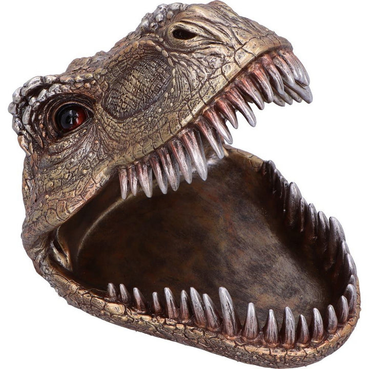 Metallic Tyrannosaurus Rex Head Trinket Dish D6867C24