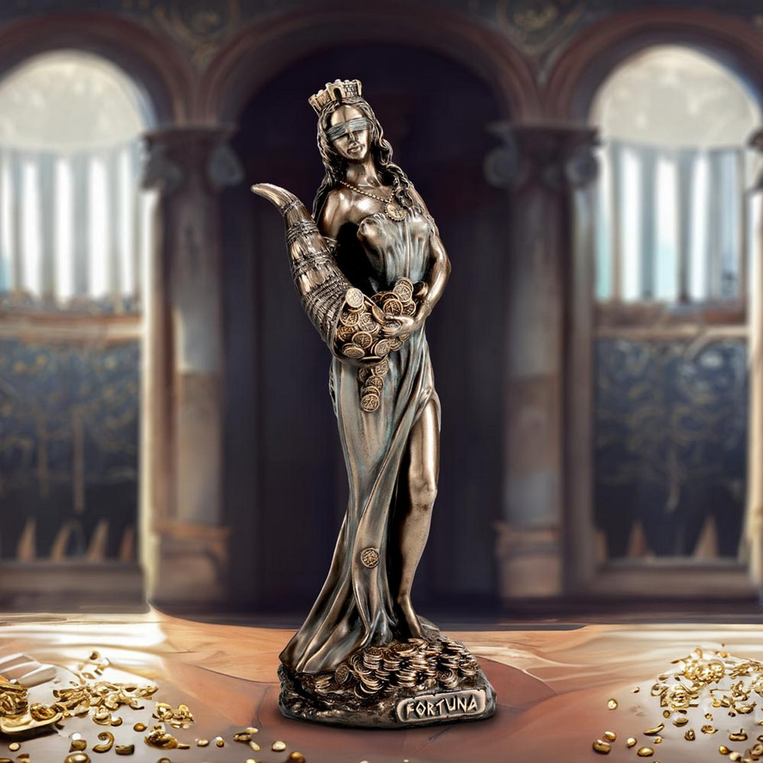 Fortuna Medium Bronze Figurine D6886C24