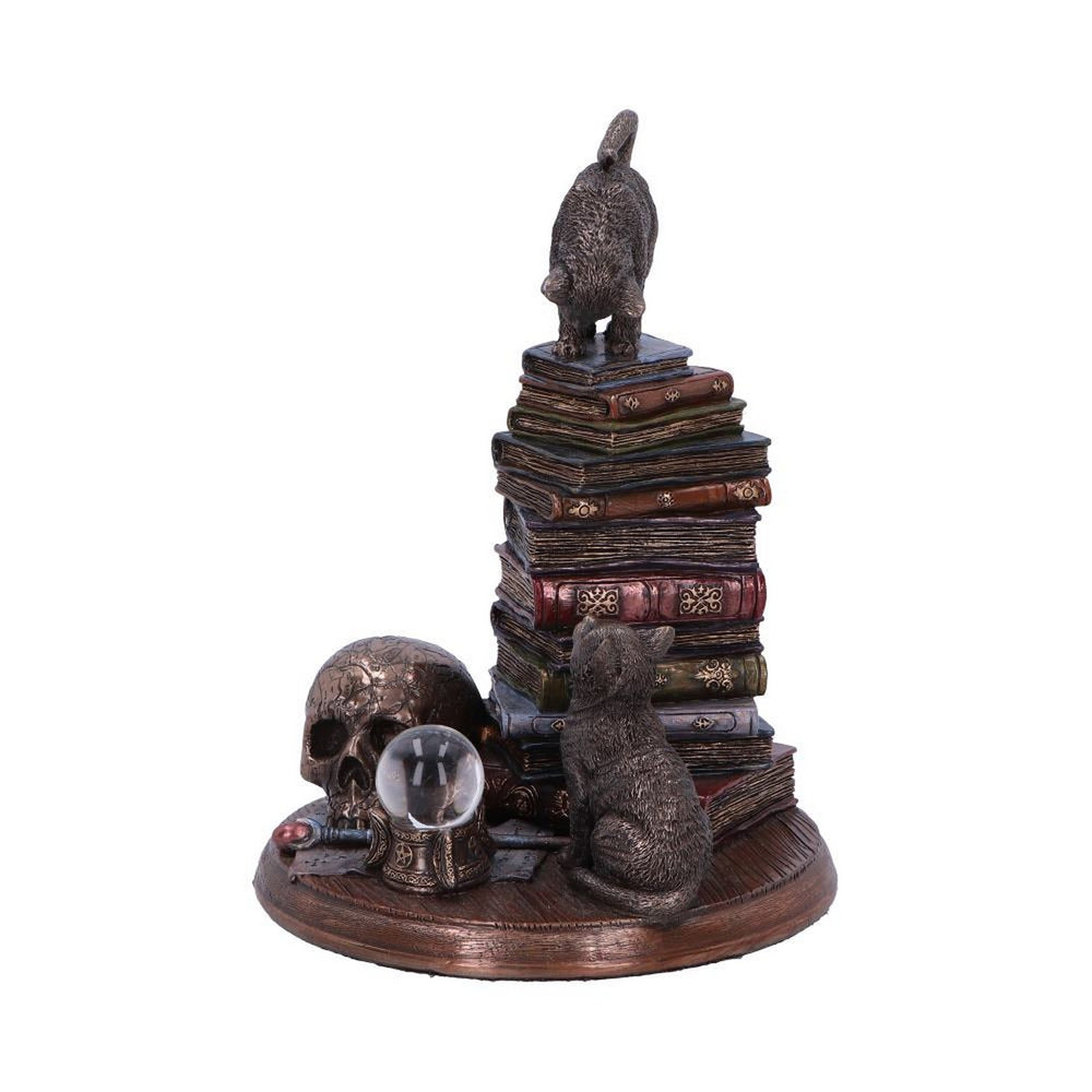 Feline Scholars Bronze Cat Ornament D6890C24