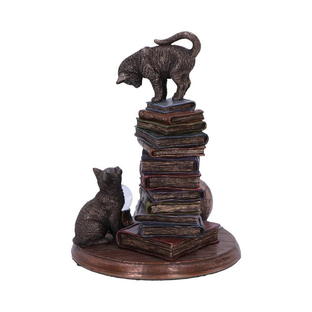 Feline Scholars Bronze Cat Ornament D6890C24