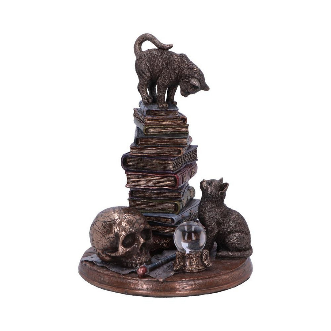 Feline Scholars Bronze Cat Ornament D6890C24
